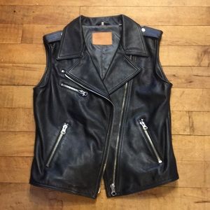 Levi’s Italian leather vest